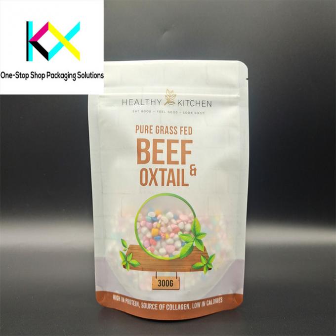 Custom Food Packaging Bags with Zipper and Digital Printing in Green or Multi-Color 0