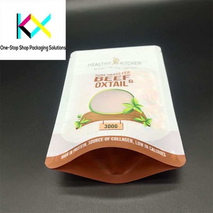 Custom Food Packaging Bags with Zipper and Digital Printing in Green or Multi-Color 1