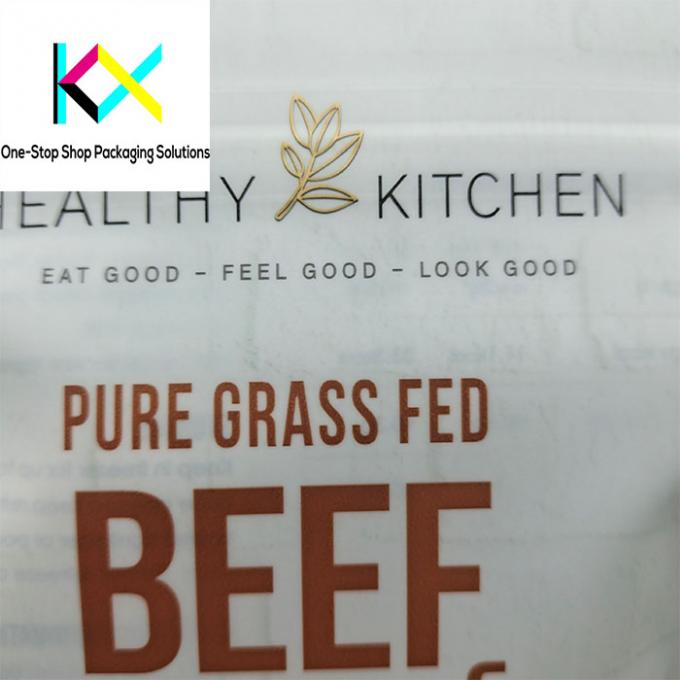 Custom Food Packaging Bags with Zipper and Digital Printing in Green or Multi-Color 3