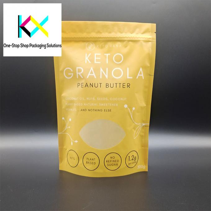 Customizable Plastic Pouch Food Packaging with Rotogravure Printing 0