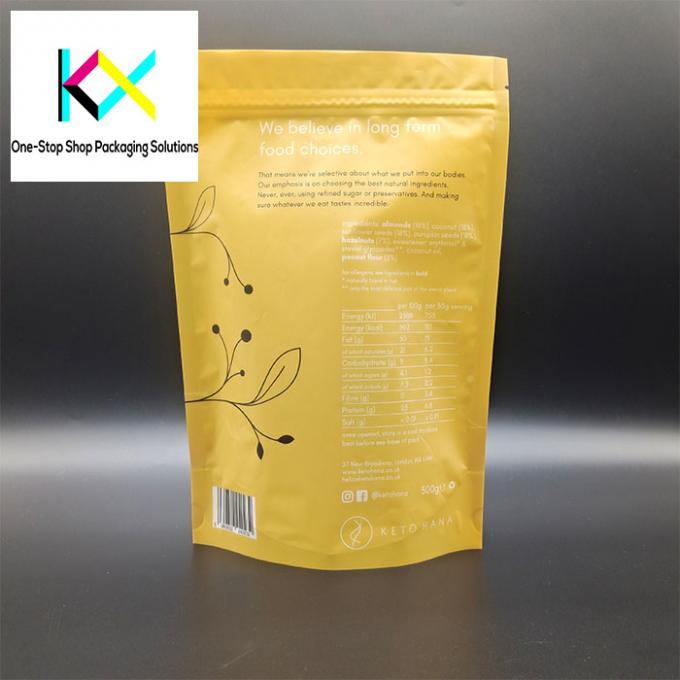 Customizable Plastic Pouch Food Packaging with Rotogravure Printing 2